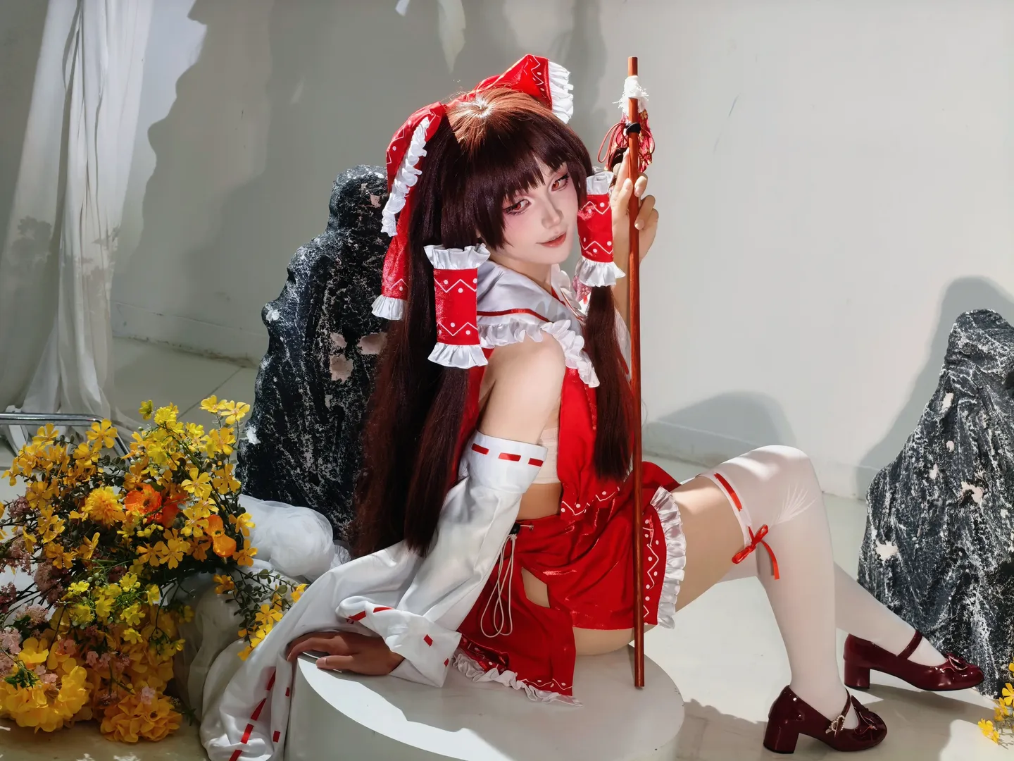 cosplay, 二次元摄影, 博丽灵梦cos, 东方Project, 灵梦
