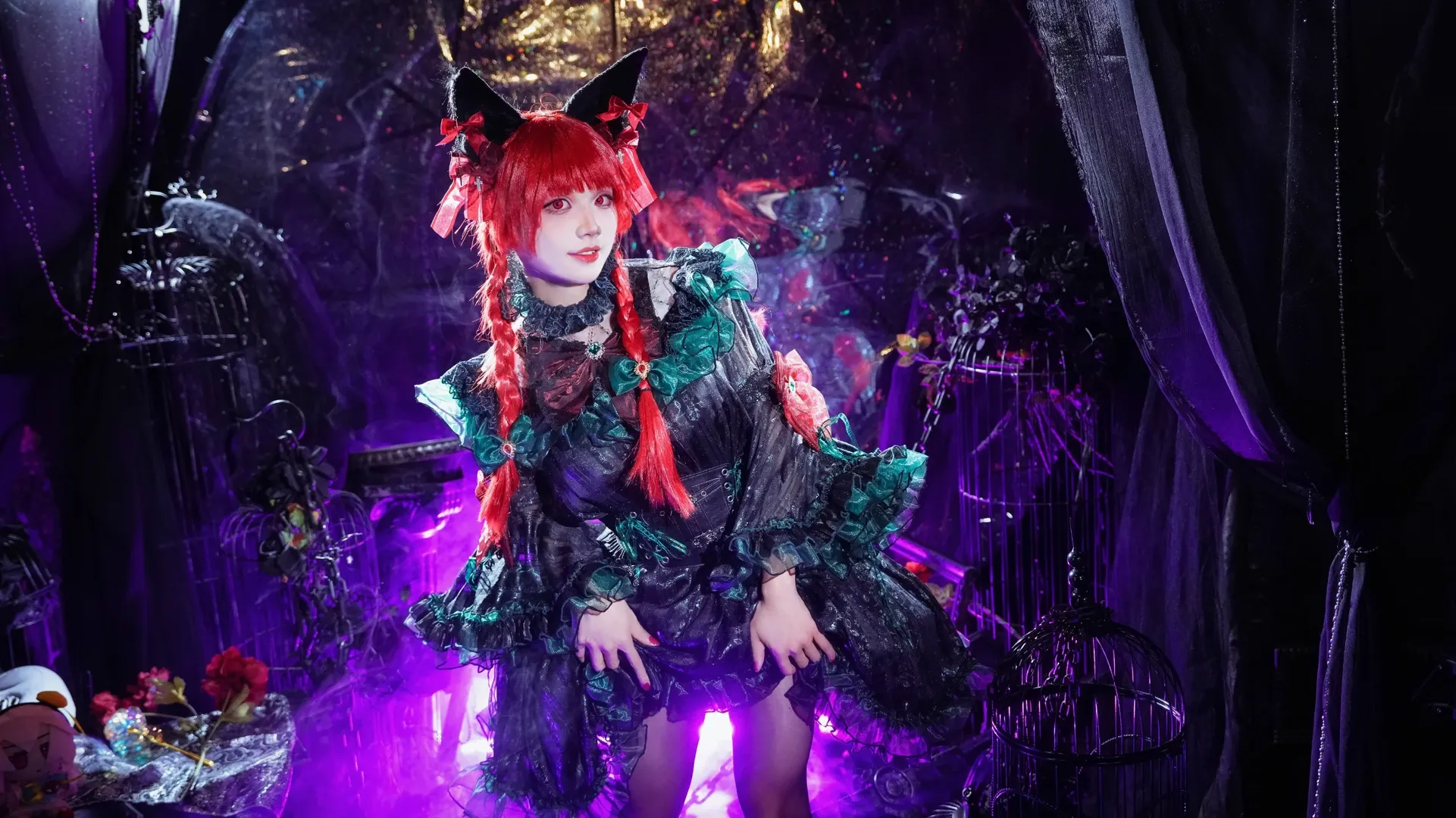 东方project, cos正片, 哥特风, 猫娘, 火焰猫燐cos - 第6张