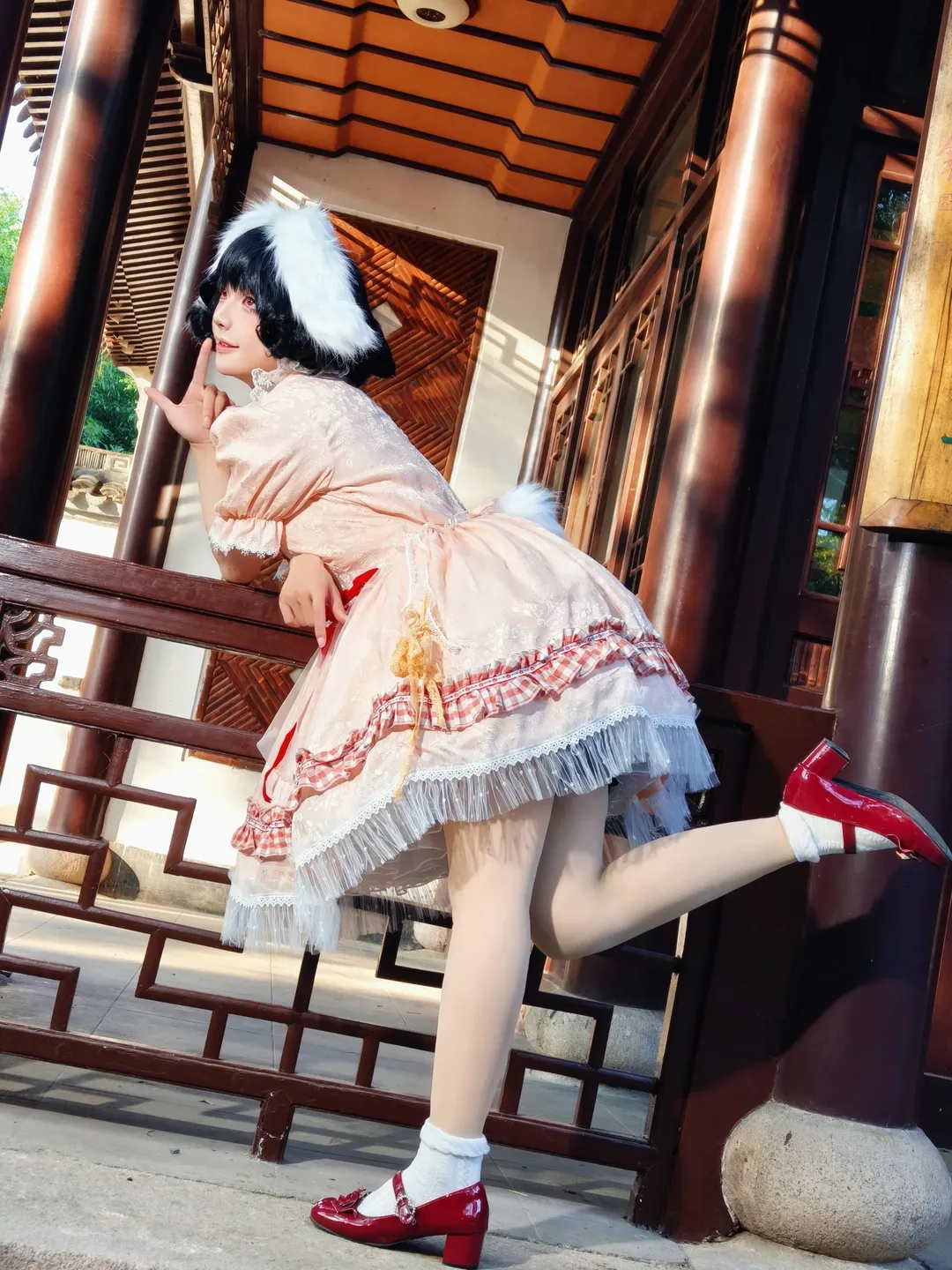 東方Project, 因幡てゐ コスプレ, ロリータファッション, 竹林写真, 二次元コスプレ撮影 - 1枚目