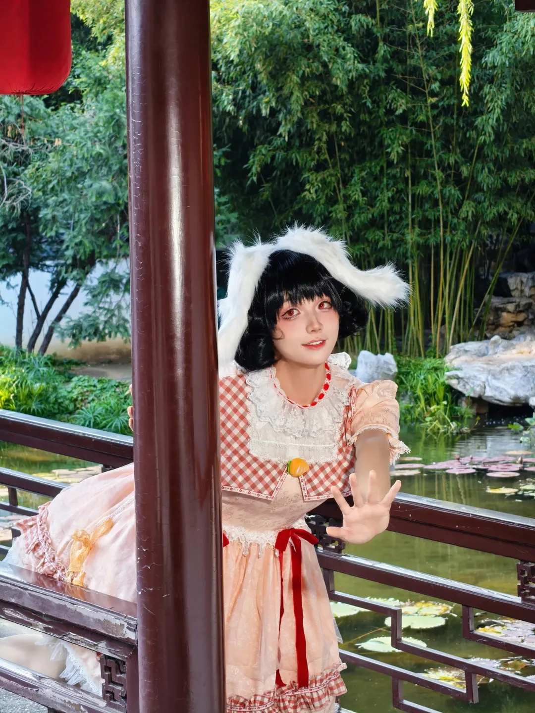 东方project, 因幡帝cos, 洛丽塔穿搭, 竹林写真, 二次元cos摄影