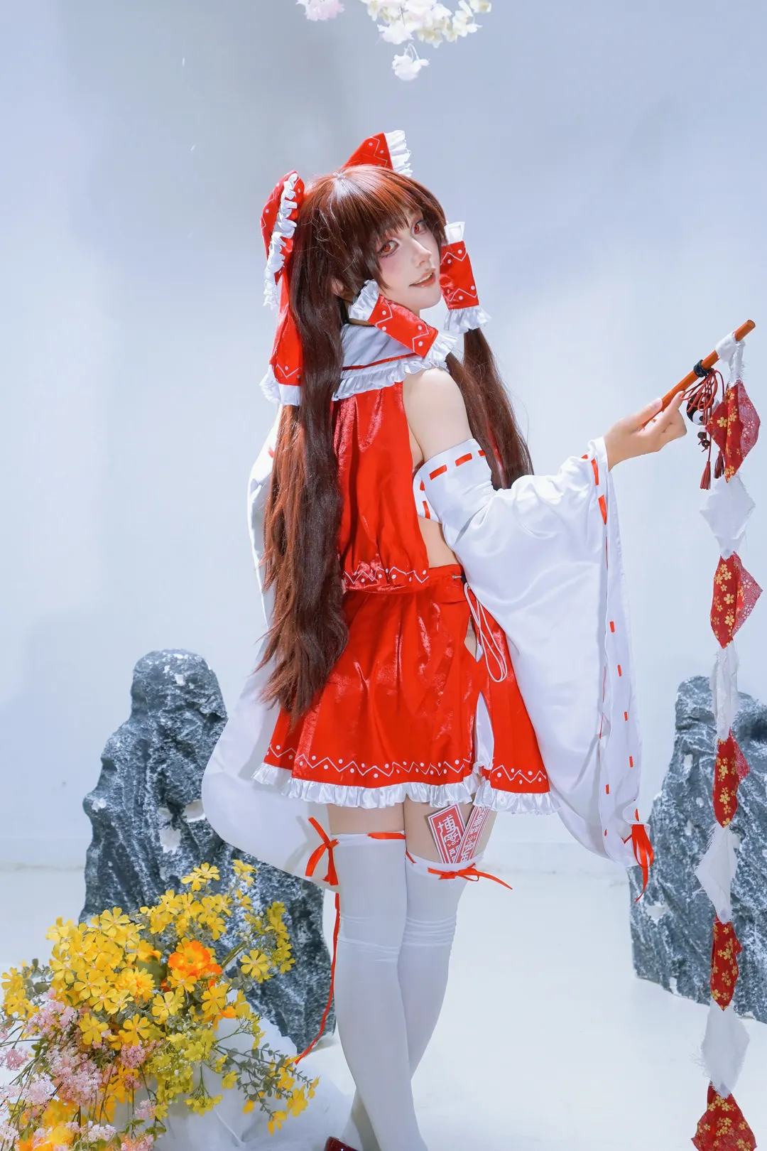 博丽灵梦cos, 东方Project, 少女写真, 二次元cos, 巫女cosplay - 第3张