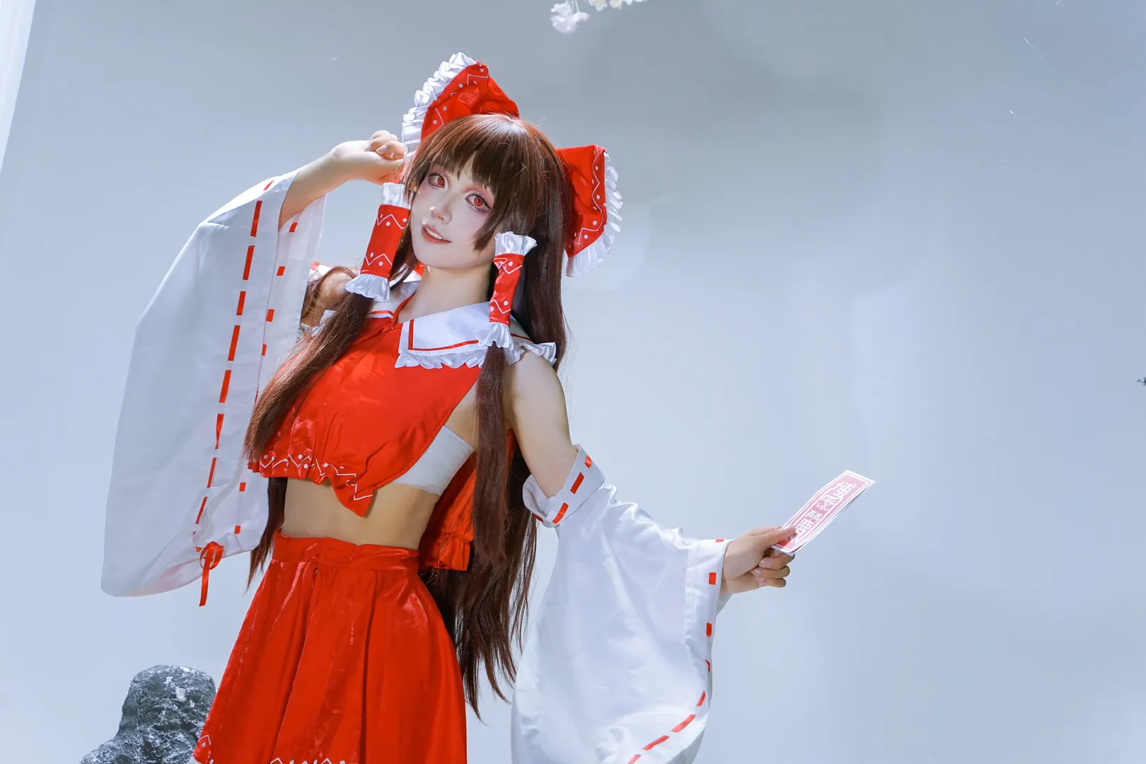 博丽灵梦cos, 东方Project, 少女写真, 二次元cos, 巫女cosplay - 第4张
