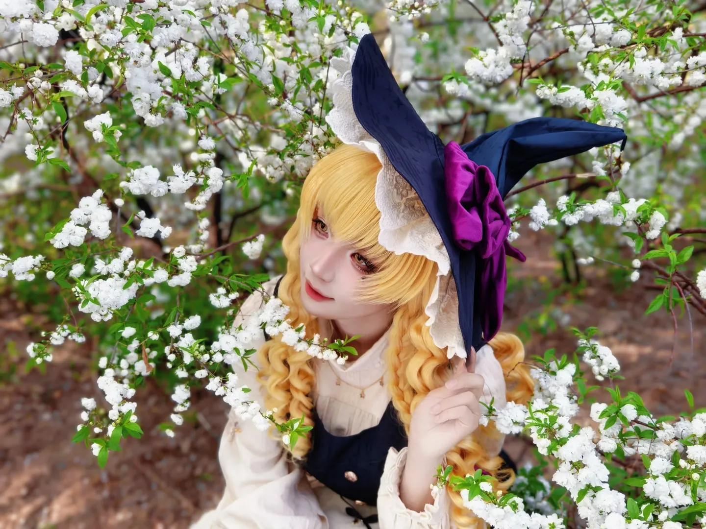 东方project, 雾雨魔理沙cos, 二次元cosplay, 春日踏青, 主角组 - 第4张