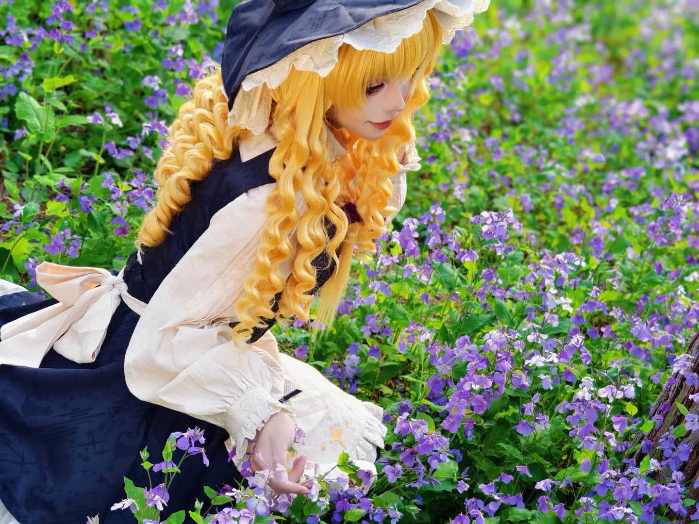 东方project, 雾雨魔理沙cos, 二次元cosplay, 春日踏青, 主角组 - 第5张