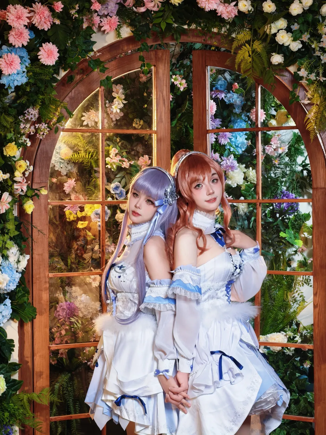 cosplay, 双人cos, BanG Dream!, 凑友希那cos, 教堂摄影 - 第1张