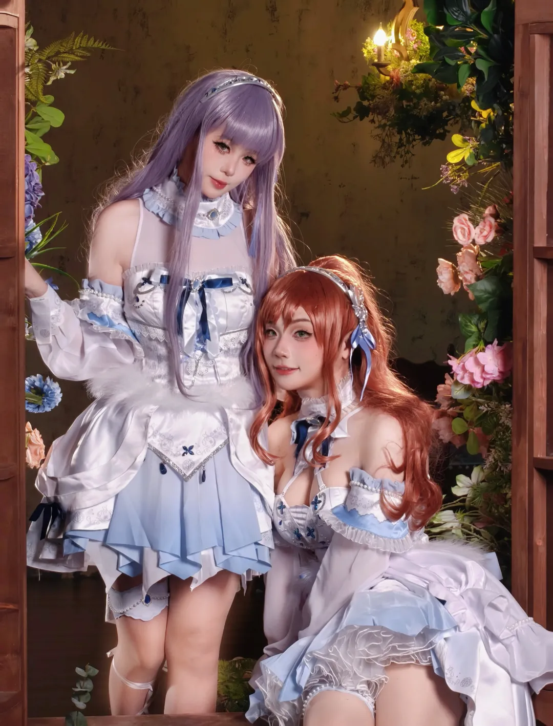 cosplay, 双人cos, BanG Dream!, 凑友希那cos, 教堂摄影 - 第2张