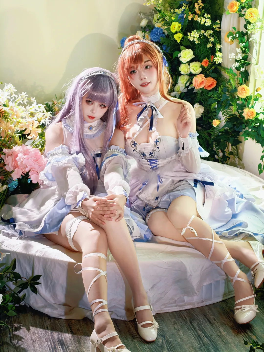 cosplay, 双人cos, BanG Dream!, 凑友希那cos, 教堂摄影 - 第7张