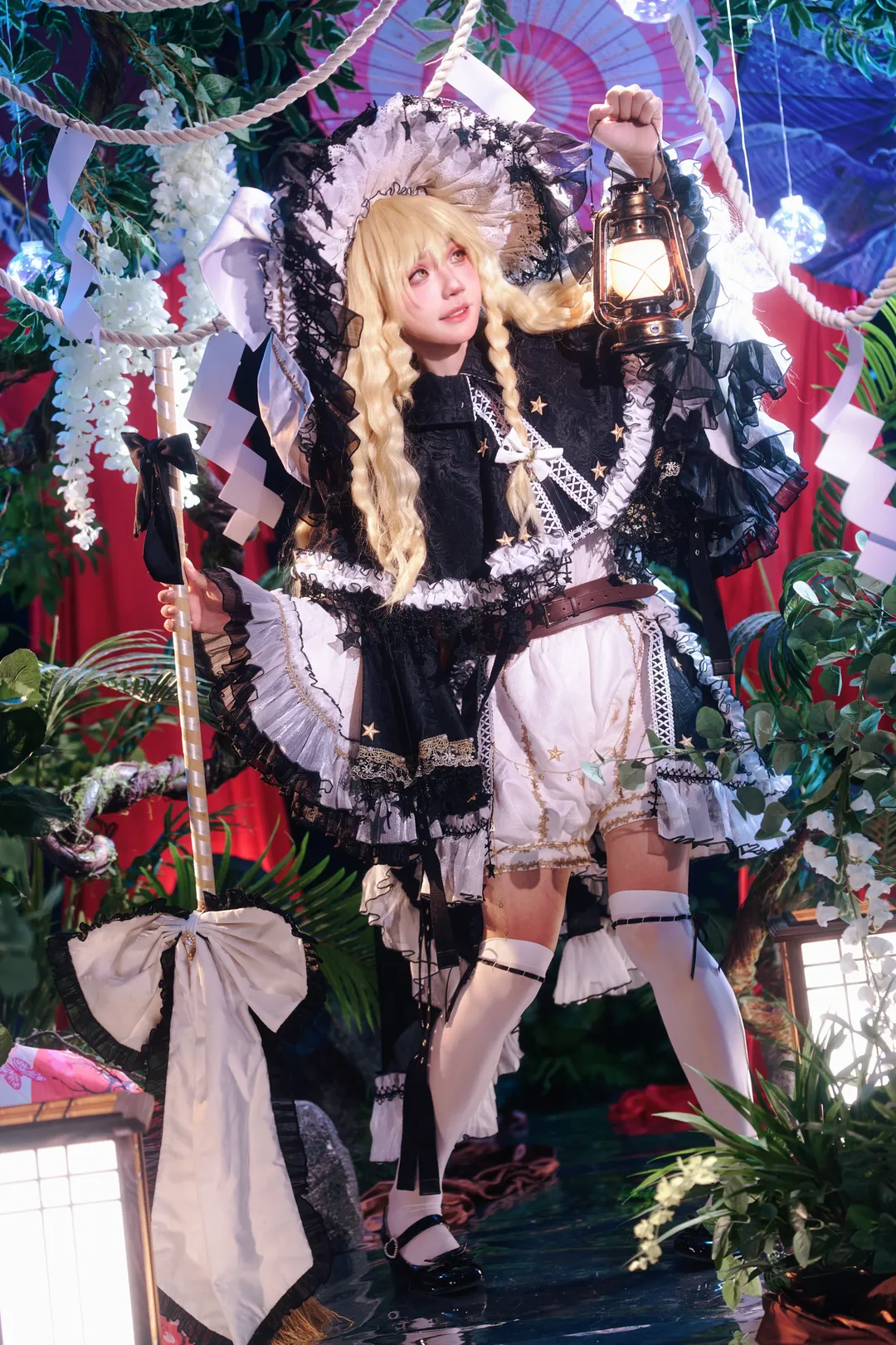 二次元, 东方project, 少女写真, 雾雨魔理沙cos, 魔女