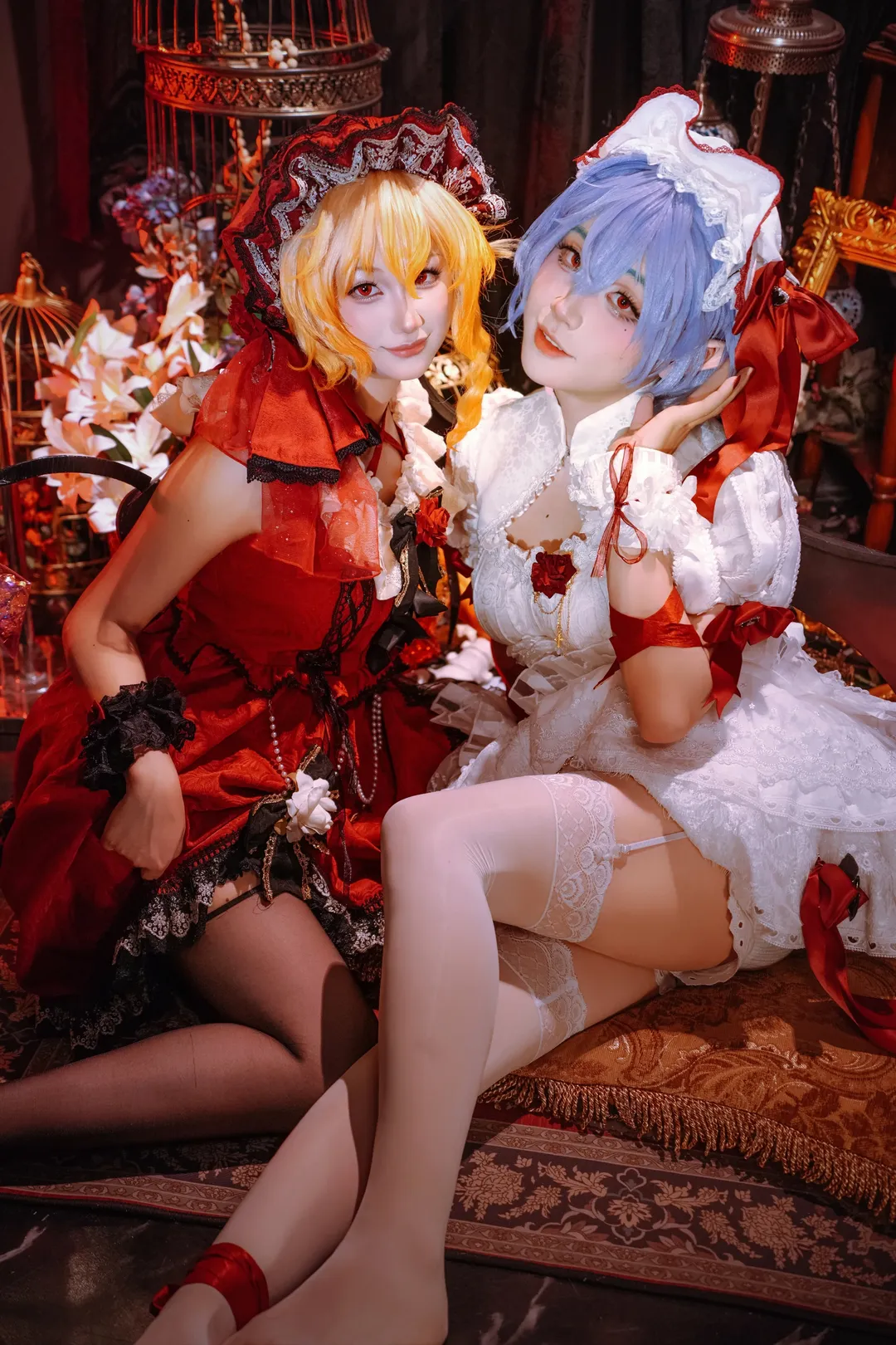 視覚的な饗宴, 東方Project, レミリアコスプレ, フランドール, ゴシック風