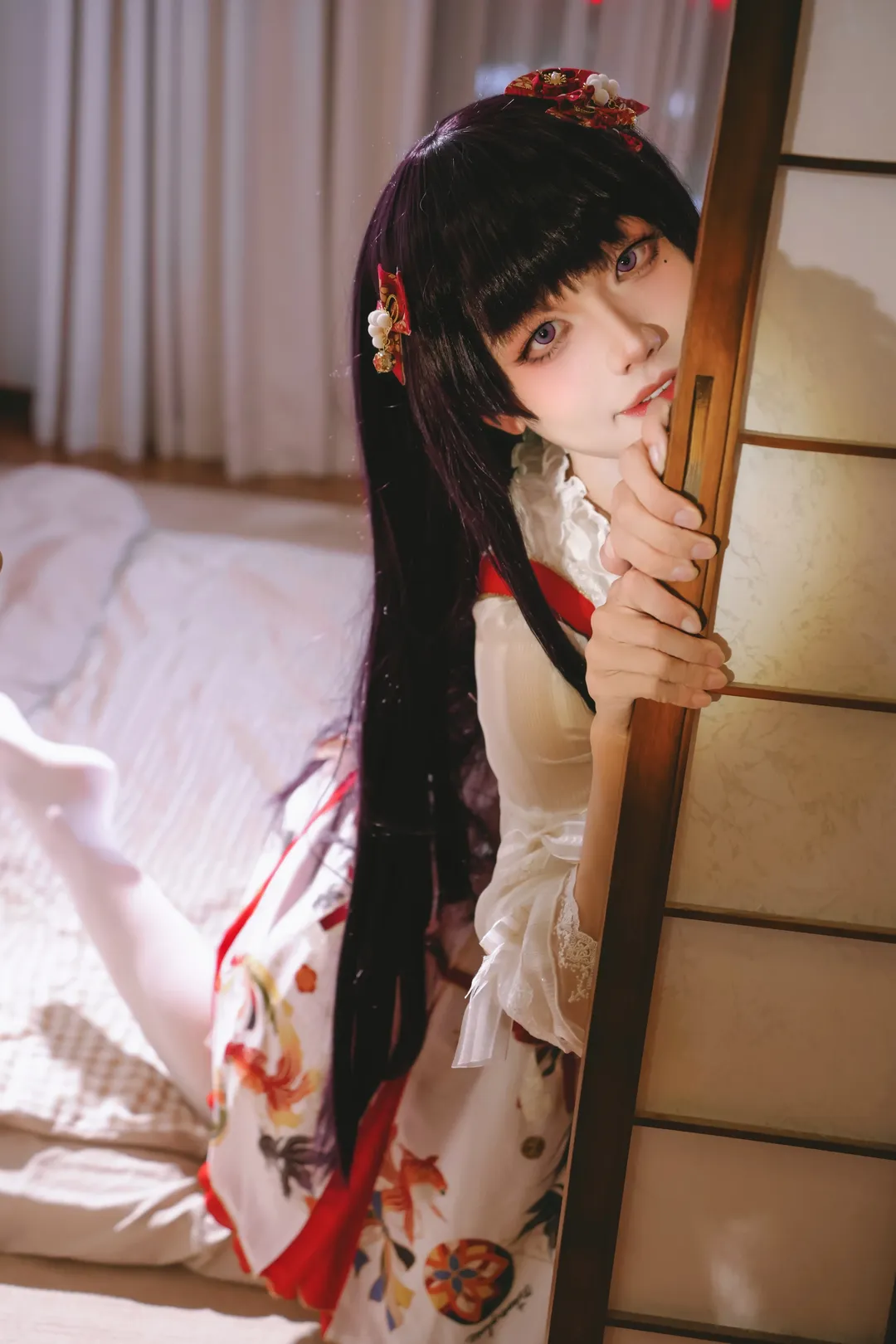 五更瑠璃 コスプレ, 俺の妹がこんなに可愛いわけがない, 和風, 少女写真, 黒猫 - 3枚目