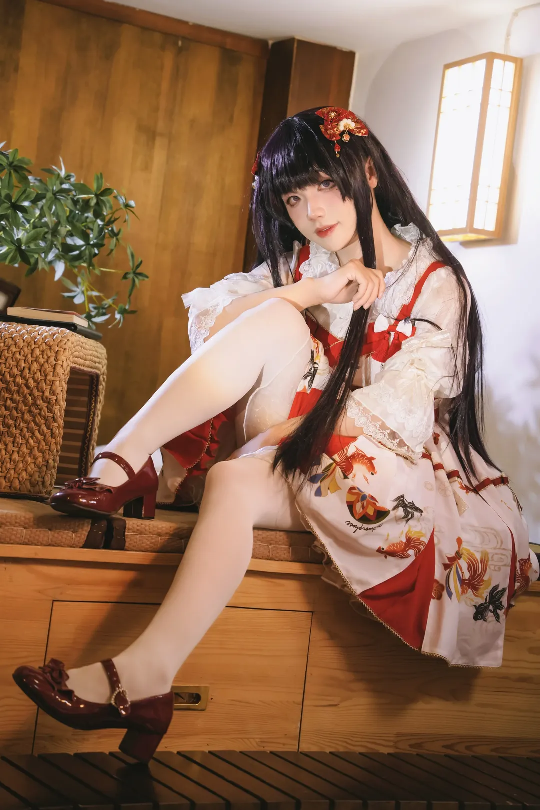 五更瑠璃 コスプレ, 俺の妹がこんなに可愛いわけがない, 和風, 少女写真, 黒猫 - 5枚目