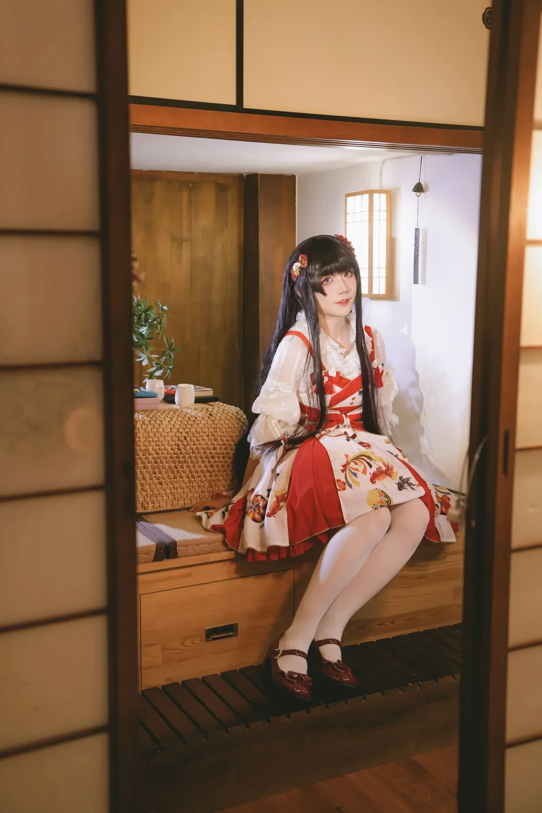 五更瑠璃 コスプレ, 俺の妹がこんなに可愛いわけがない, 和風, 少女写真, 黒猫 - 6枚目