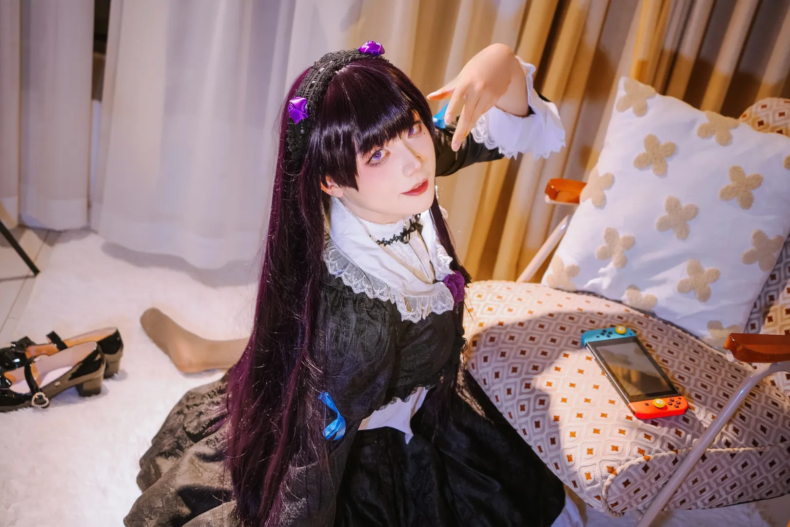 Atmosphere, Lolita, Girl photography, Kuroneko cosplay, Ruri Gokou - Image 5
