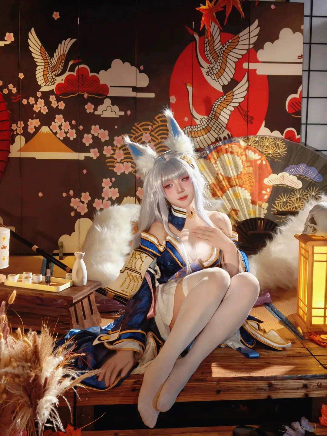 碧蓝航线, 和风摄影, 二次元cosplay, 信浓cos, Coser日常 - 第1张