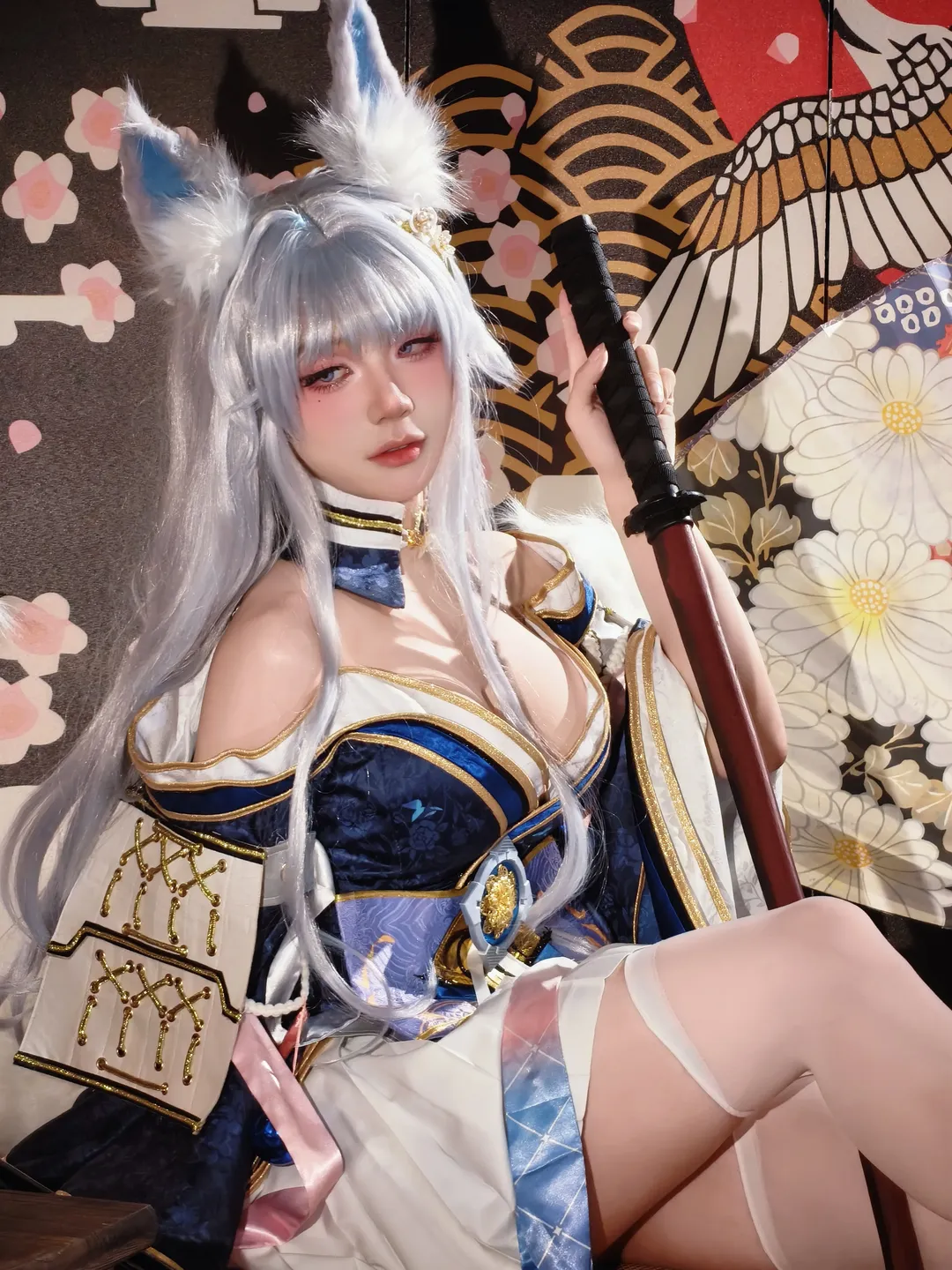 Azur Lane, Japanese-style photography, Anime cosplay, Shinano cosplay, Coser daily life