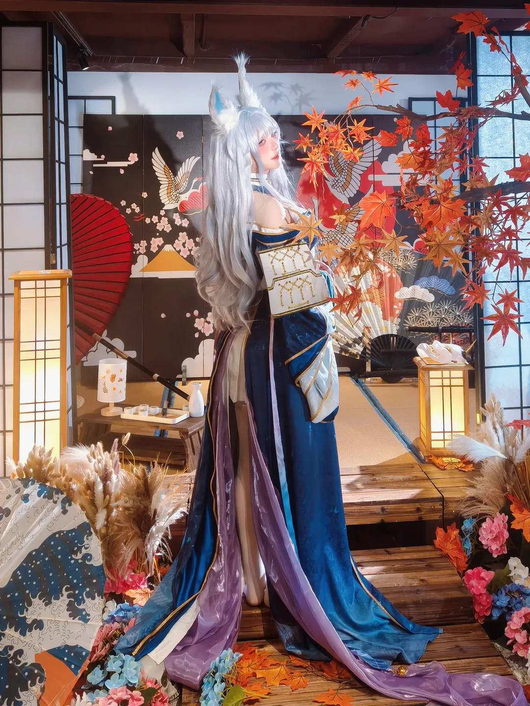 碧蓝航线, 和风摄影, 二次元cosplay, 信浓cos, Coser日常 - 第4张
