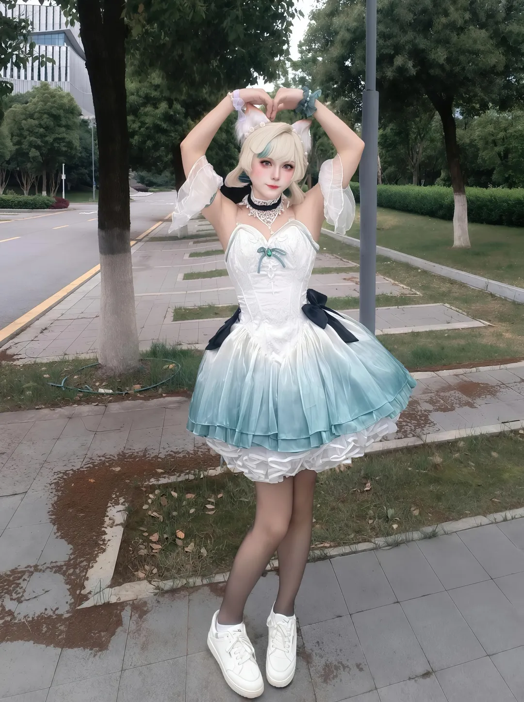原神, リネット コスプレ, スズランのワルツ, コスプレコーディネート, ACG屋外ロケーション - 16枚目