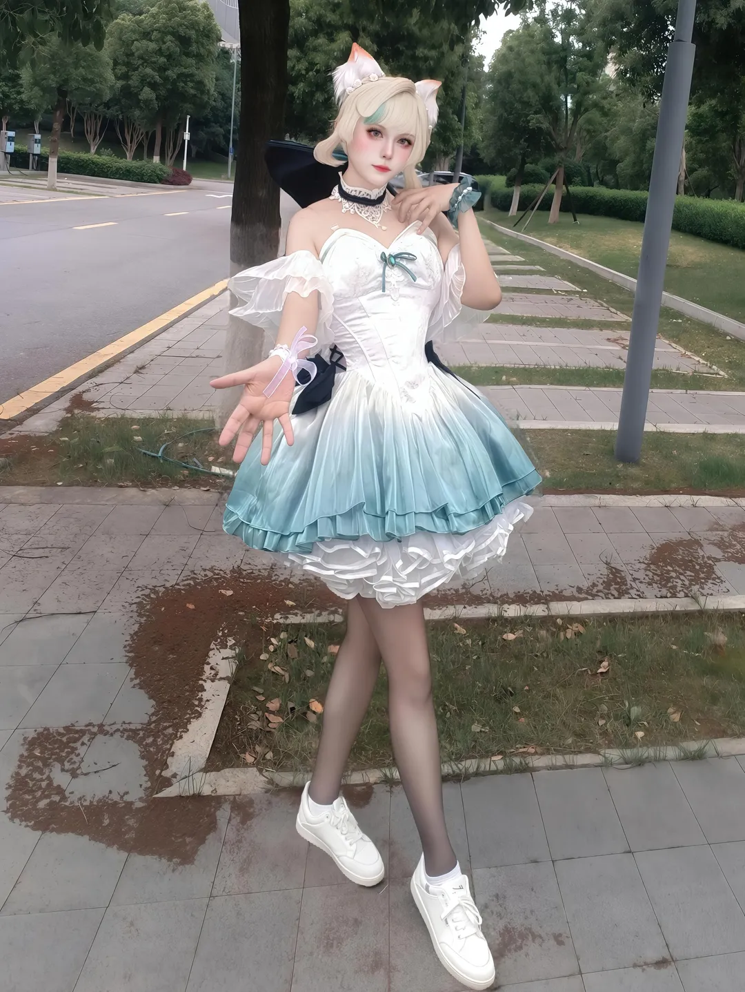 原神, リネット コスプレ, スズランのワルツ, コスプレコーディネート, ACG屋外ロケーション - 18枚目