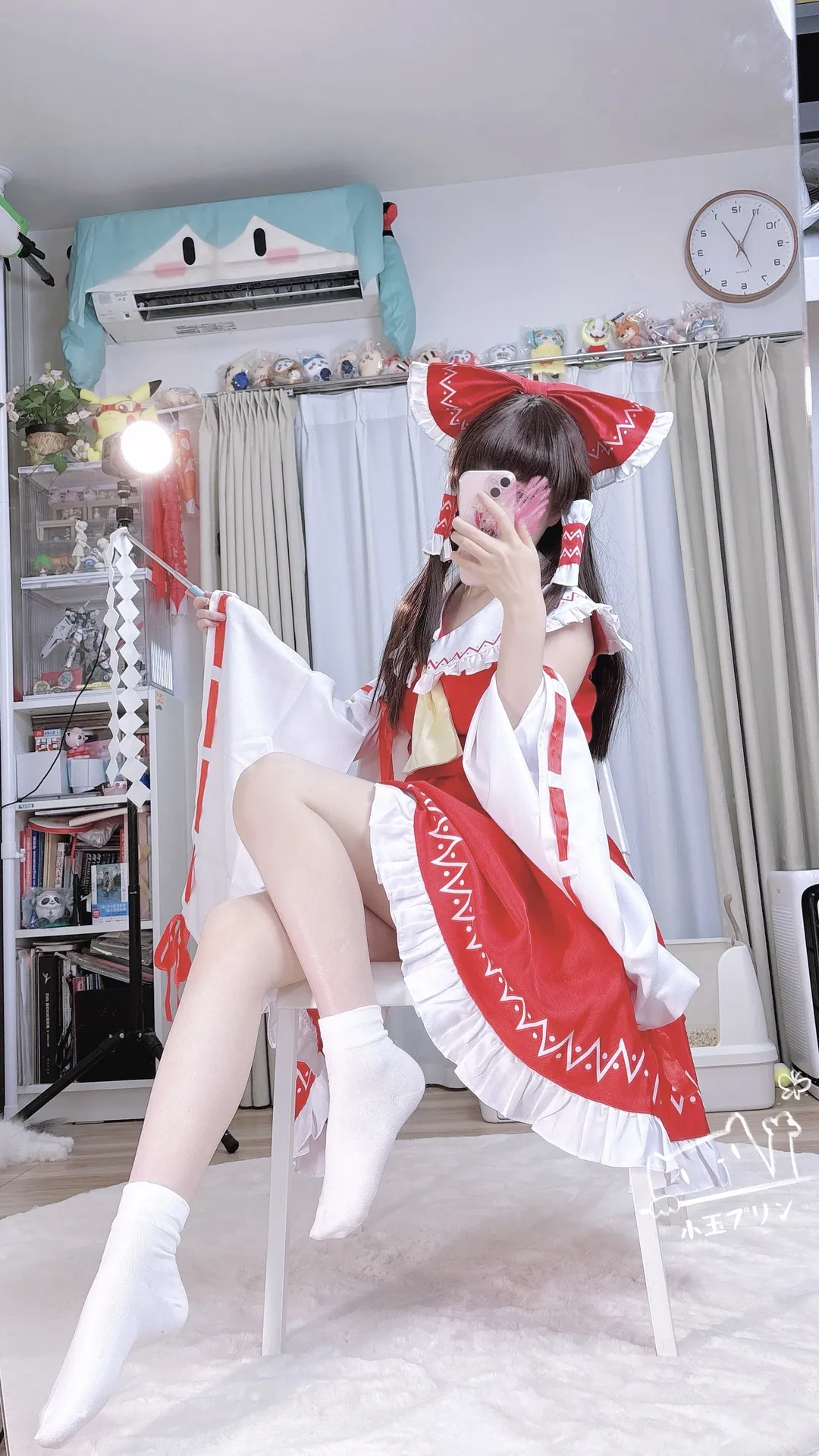 cosplay, 博丽灵梦cos, 东方project, 巫女, 车万