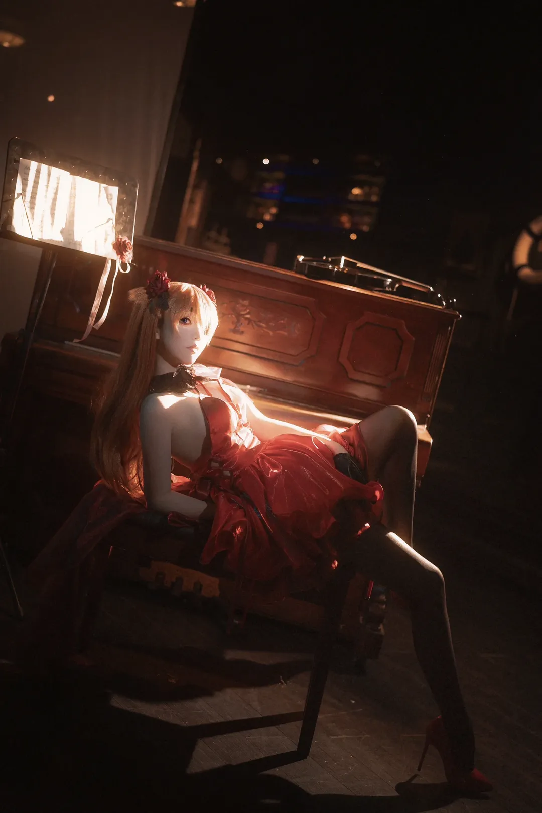 二次元摄影, EVA, 明日香cos, cosplay摄影, 舞台光影 - 第3张