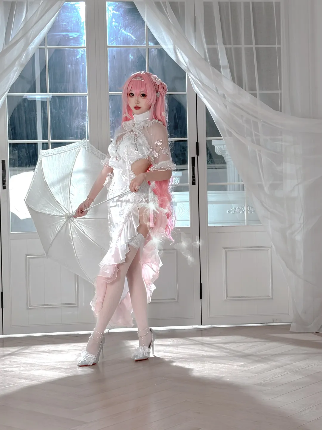 cosplay, 旗袍, 胜利女神, 桃乐丝cos, nikke