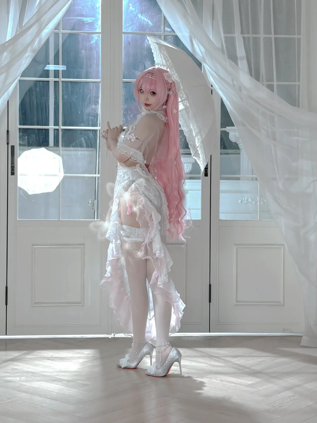 cosplay, 旗袍, 胜利女神, 桃乐丝cos, nikke - 第4张