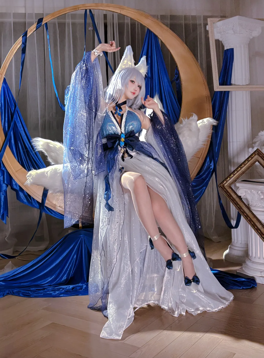 アズールレーン, 信濃 コスプレ, アズールレーン コスプレ, 獣耳コスプレ, 礼服コスプレ - 1枚目