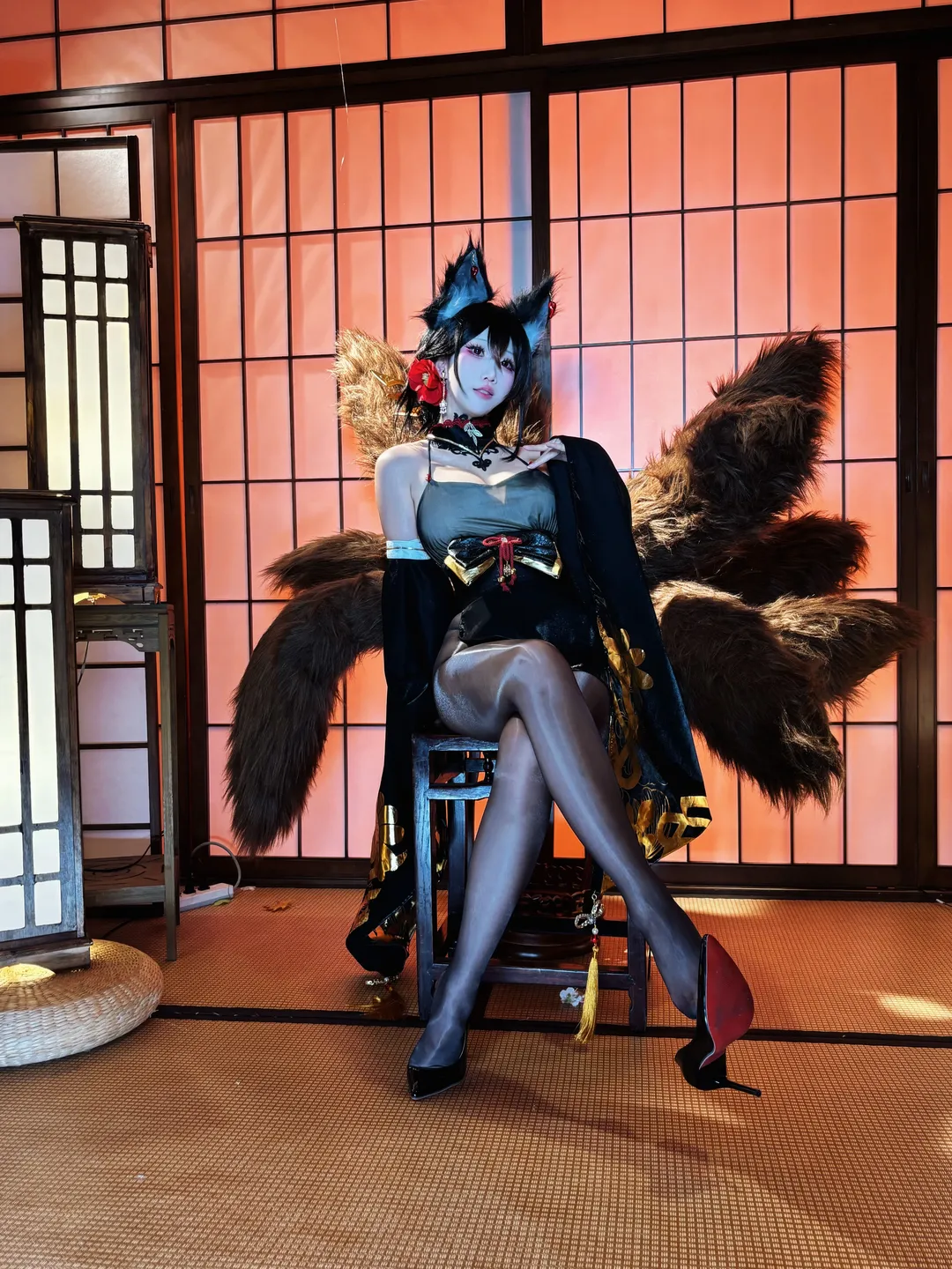 碧蓝航线, cosplay摄影, 和风cosplay, 鳉cos, 狐耳少女