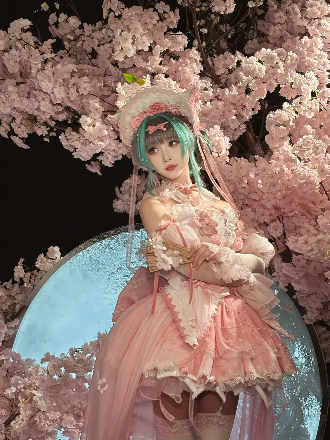 柴郡cos, 碧蓝航线, 二次元cos, 碧蓝航线cosplay, 樱花氛围感 - 第3张