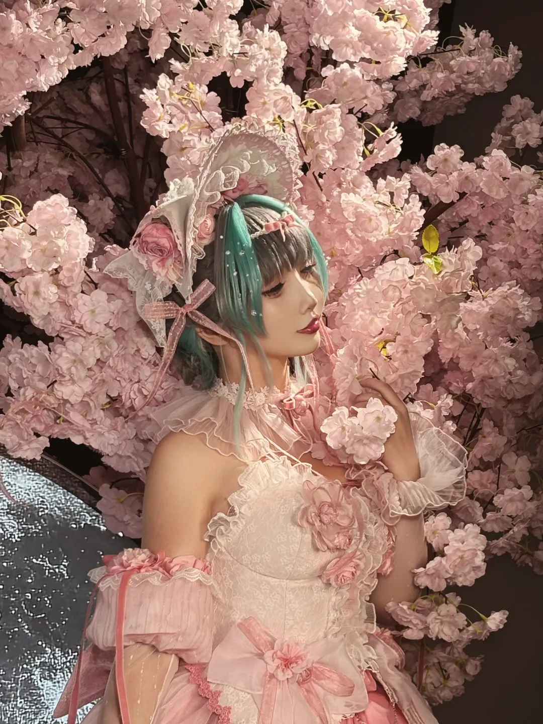 柴郡cos, 碧蓝航线, 二次元cos, 碧蓝航线cosplay, 樱花氛围感 - 第4张