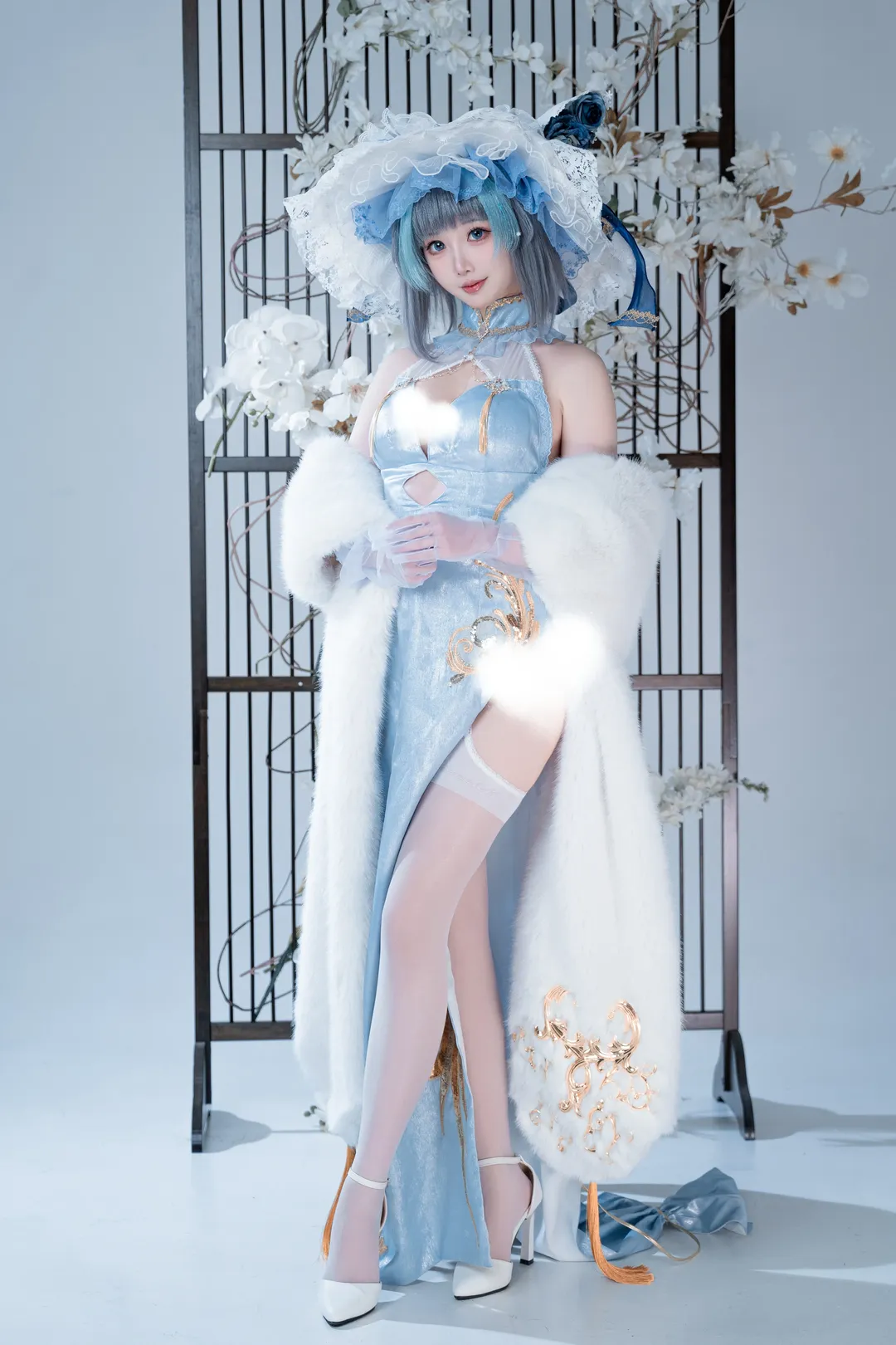 cosplay, 柴郡cos, 碧蓝航线, 旗袍, 摄影