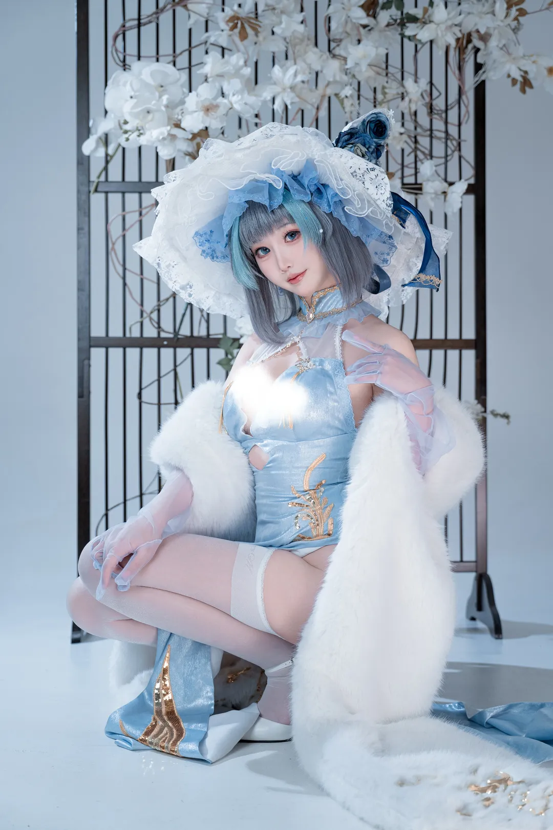 cosplay, 柴郡cos, 碧蓝航线, 旗袍, 摄影 - 第2张