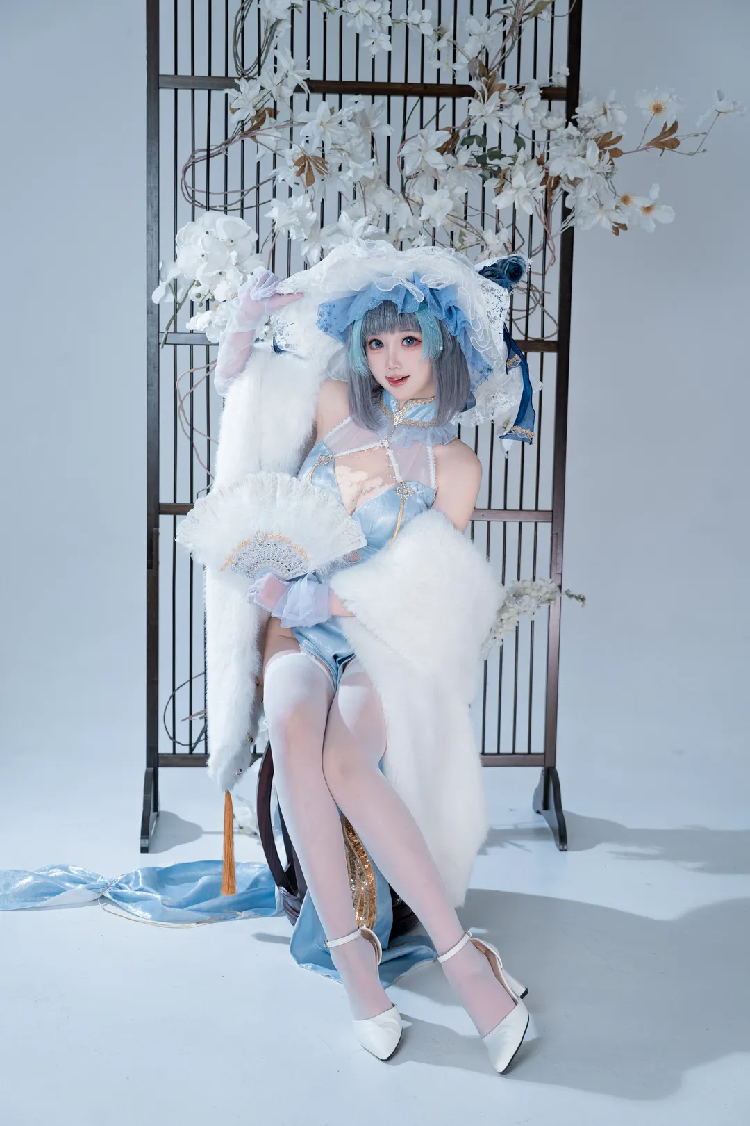 cosplay, 柴郡cos, 碧蓝航线, 旗袍, 摄影 - 第3张