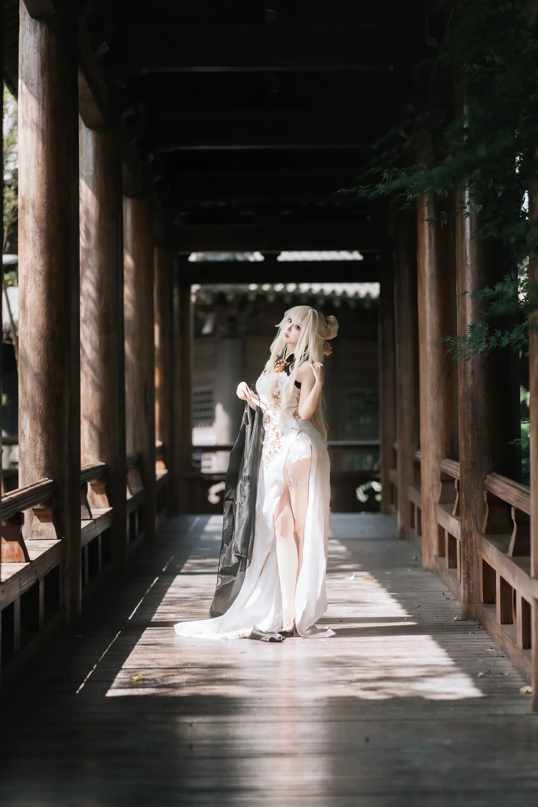 户外摄影, 胜利女神：妮姬, 国风cosplay, 皇冠cos, 旗袍写真 - 第1张