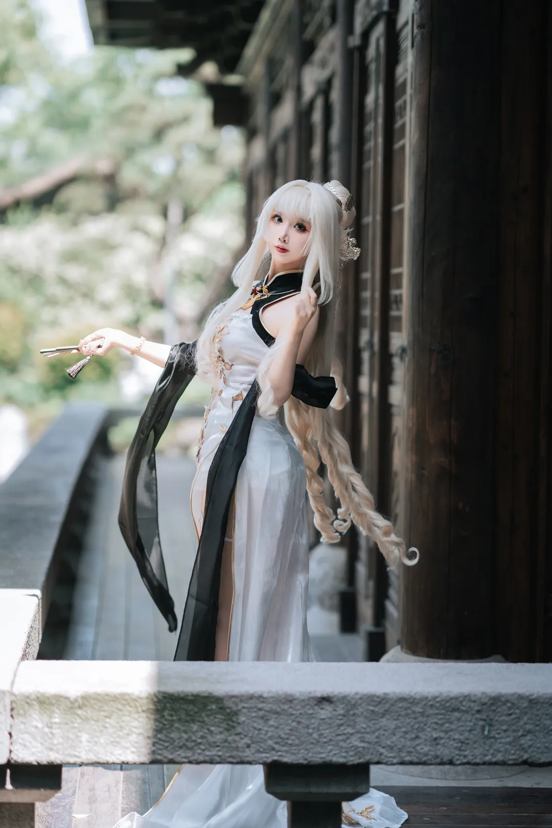 户外摄影, 胜利女神：妮姬, 国风cosplay, 皇冠cos, 旗袍写真 - 第2张