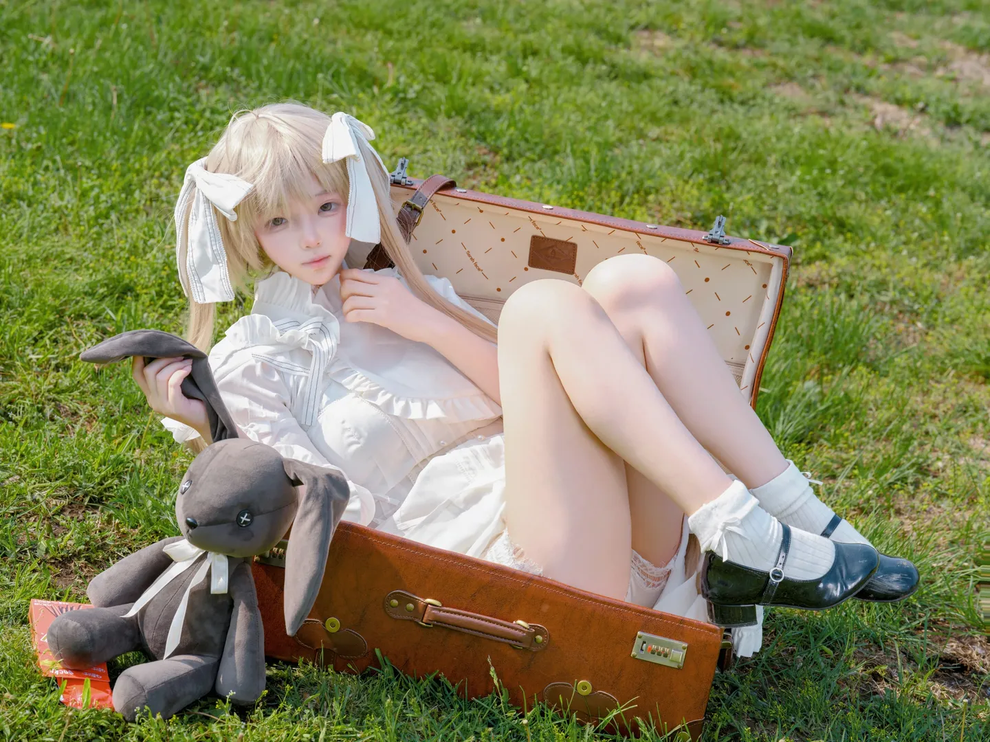 户外摄影, 复古风, 穹妹cos, 缘之空, Lolita