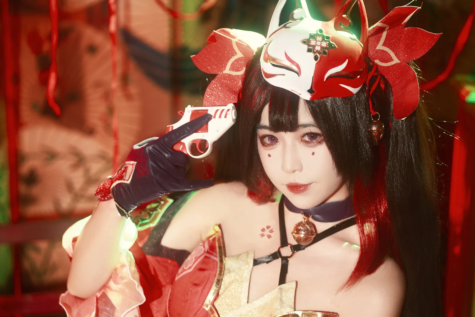 Cosplay, 星穹铁道, 欢愉cos, 红绿配色, 视觉美学 - 第3张
