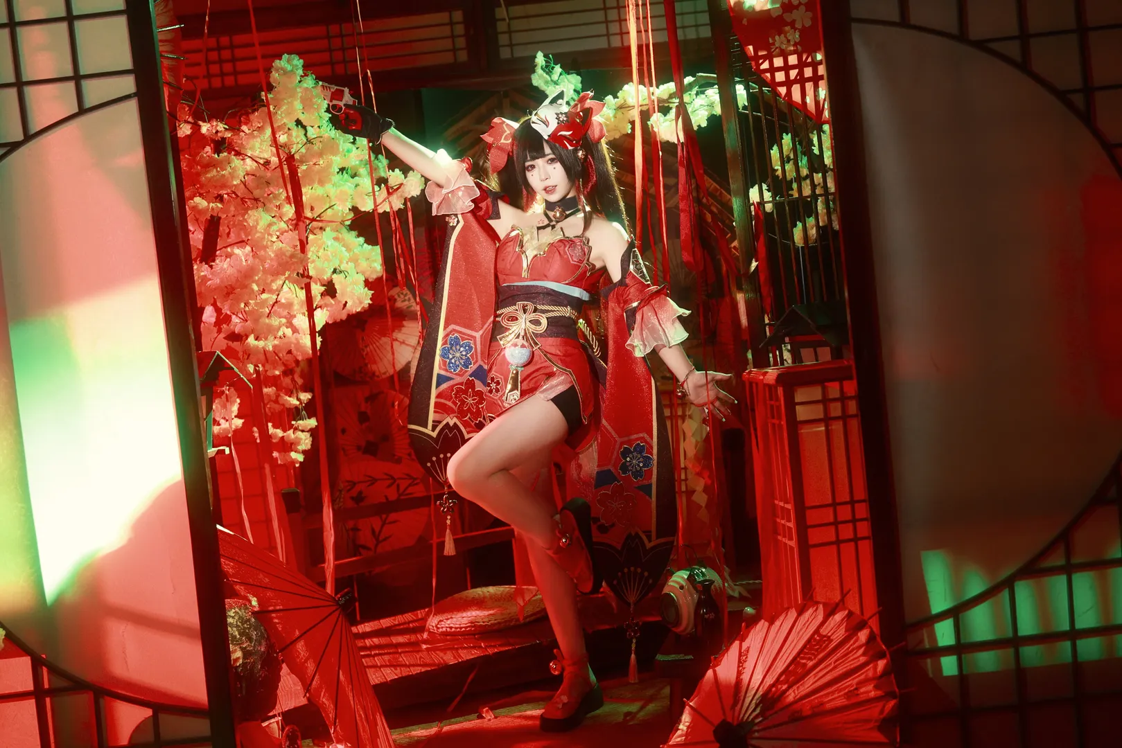 Cosplay, 星穹铁道, 欢愉cos, 红绿配色, 视觉美学 - 第7张