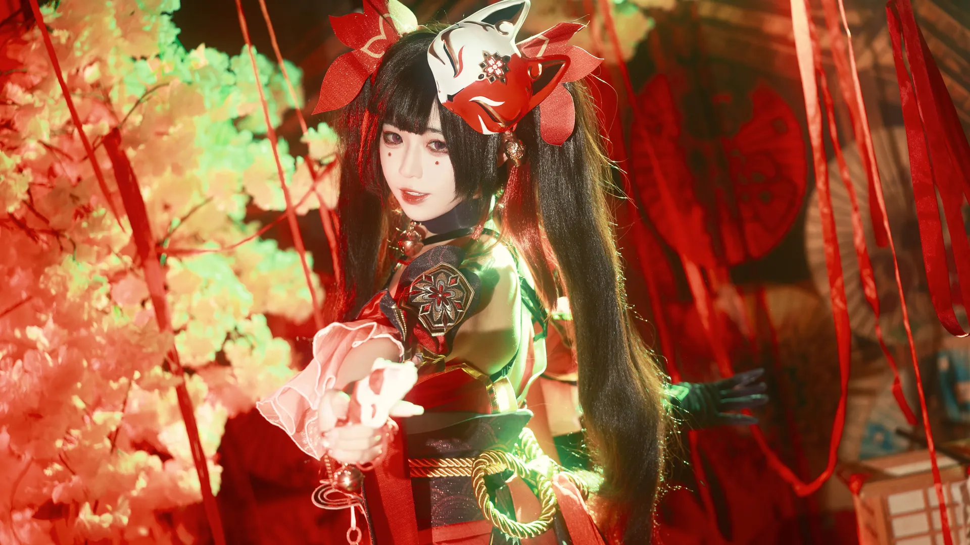Cosplay, 星穹铁道, 欢愉cos, 红绿配色, 视觉美学 - 第8张