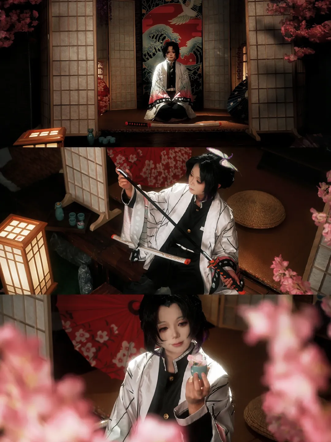 角色扮演, 鬼灭之刃, 和风摄影, cosplay正片, 蝴蝶忍cos - 第1张