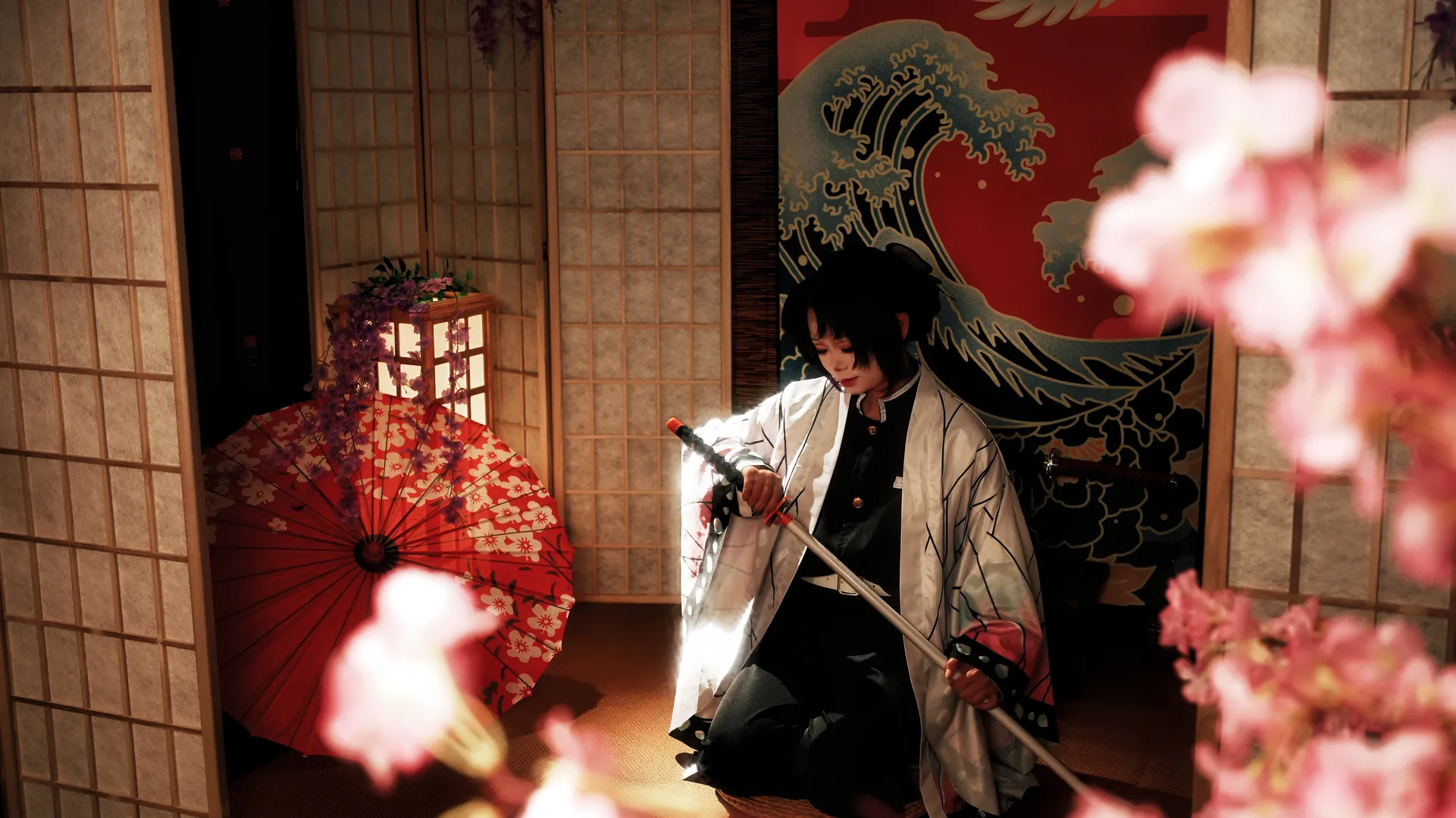 角色扮演, 鬼灭之刃, 和风摄影, cosplay正片, 蝴蝶忍cos - 第2张