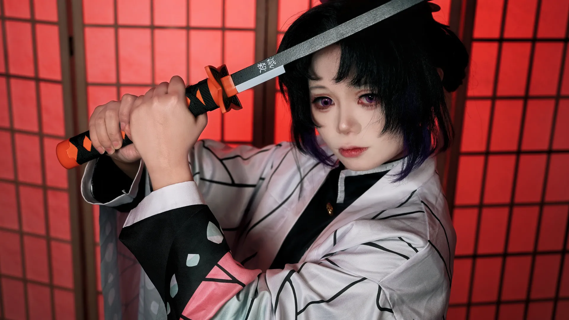 角色扮演, 鬼灭之刃, 和风摄影, cosplay正片, 蝴蝶忍cos - 第5张