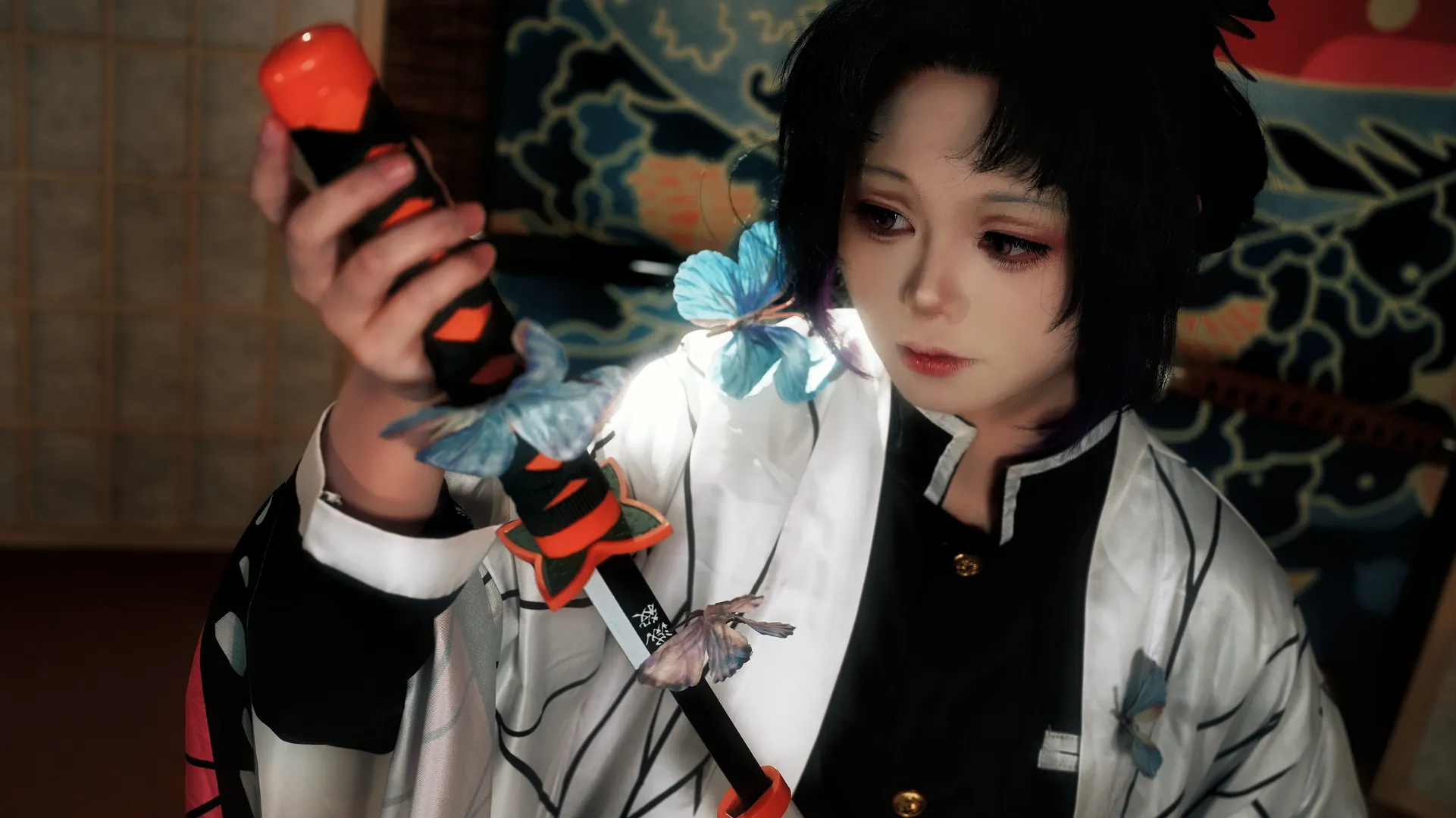 角色扮演, 鬼灭之刃, 和风摄影, cosplay正片, 蝴蝶忍cos - 第8张