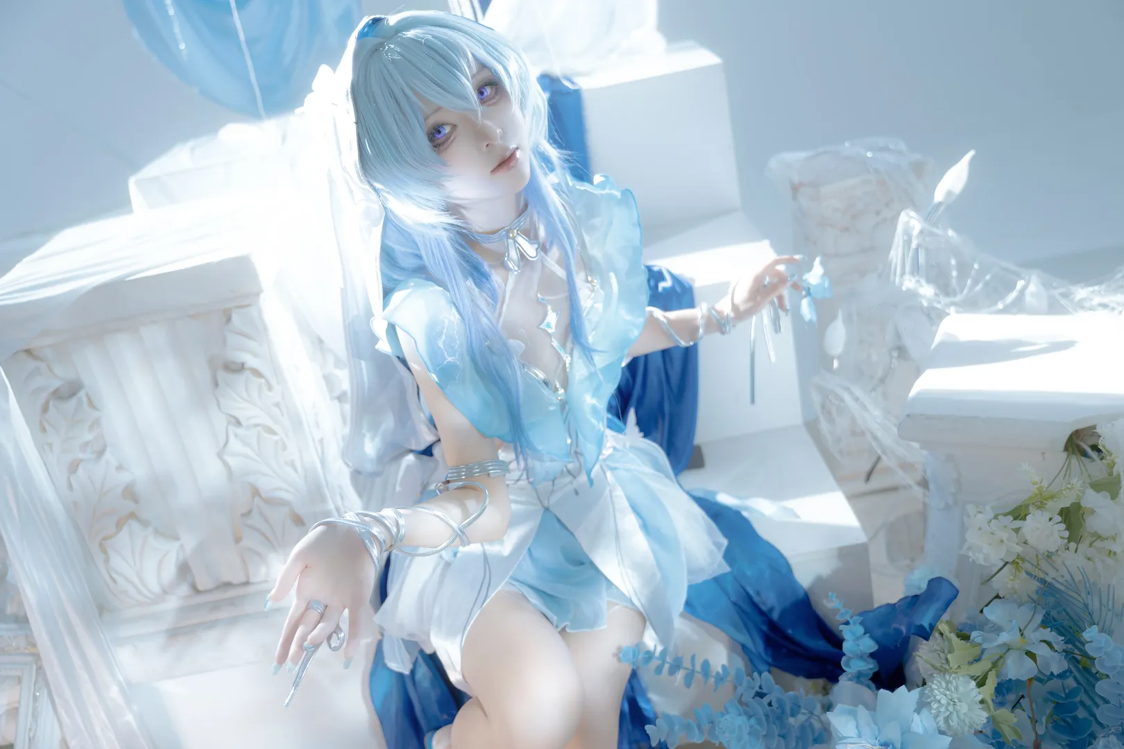 ロールプレイ, 鳴潮, ショアキーパー コスプレ, コスプレ撮影, ハイキー撮影 - 1枚目