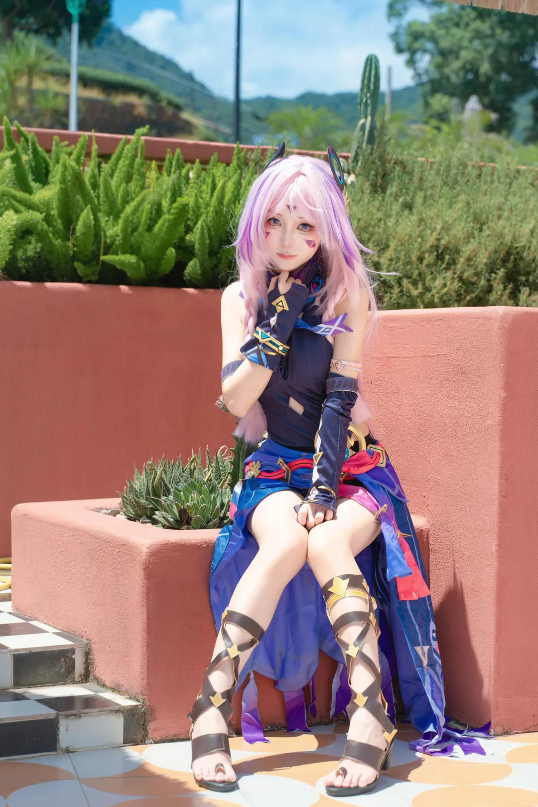 原神, 户外实景, cosplay摄影, 二次元还原, 茜特拉莉cos - 第2张