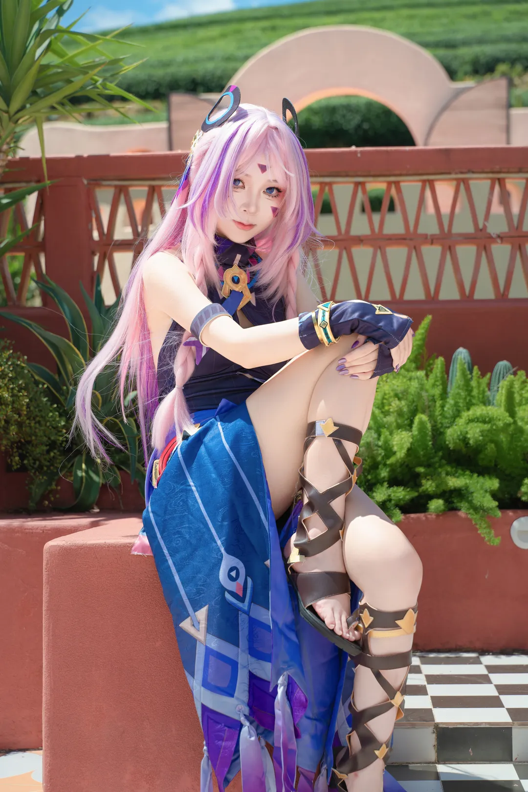 原神, 户外实景, cosplay摄影, 二次元还原, 茜特拉莉cos - 第3张