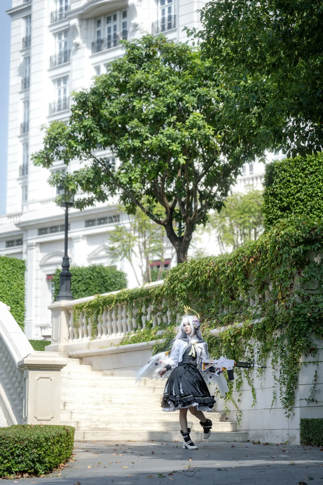 cosplay, 蔚蓝档案, 白洲梓cos, 天使翅膀, 光环 - 第5张