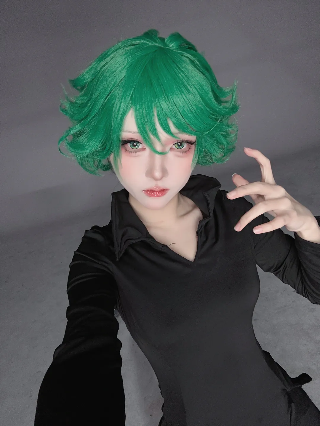 cosplay, 摄影, 龙卷cos, 一拳超人, 绿色长发 - 第2张