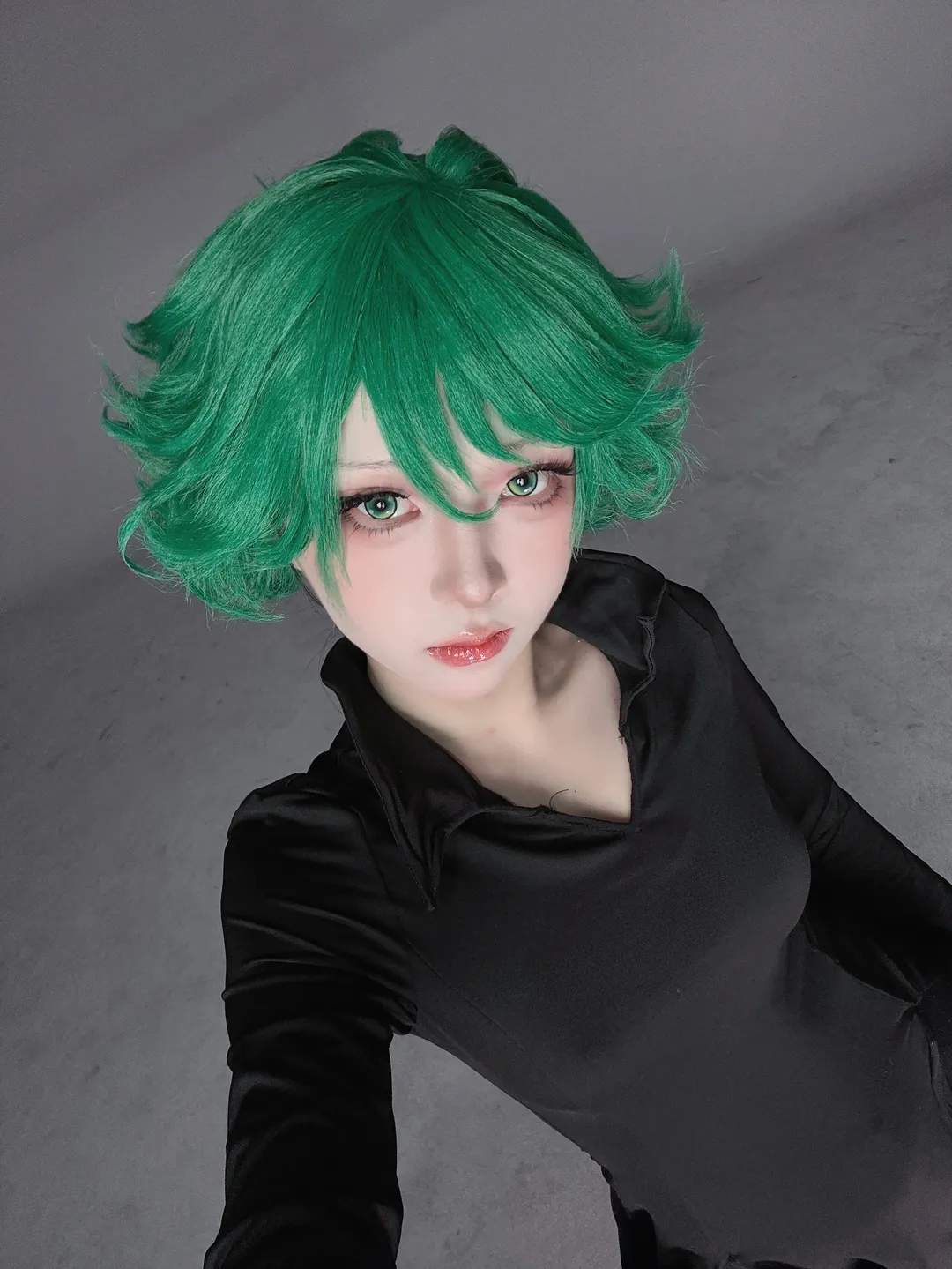 cosplay, 摄影, 龙卷cos, 一拳超人, 绿色长发 - 第3张