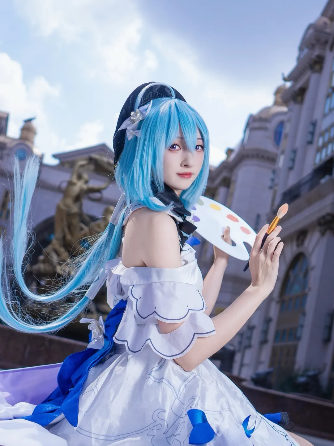 崩壊 3rd, グレーシュ コスプレ, コスプレ撮影, コスプレ日常, 欧風建築の外観 - 1枚目